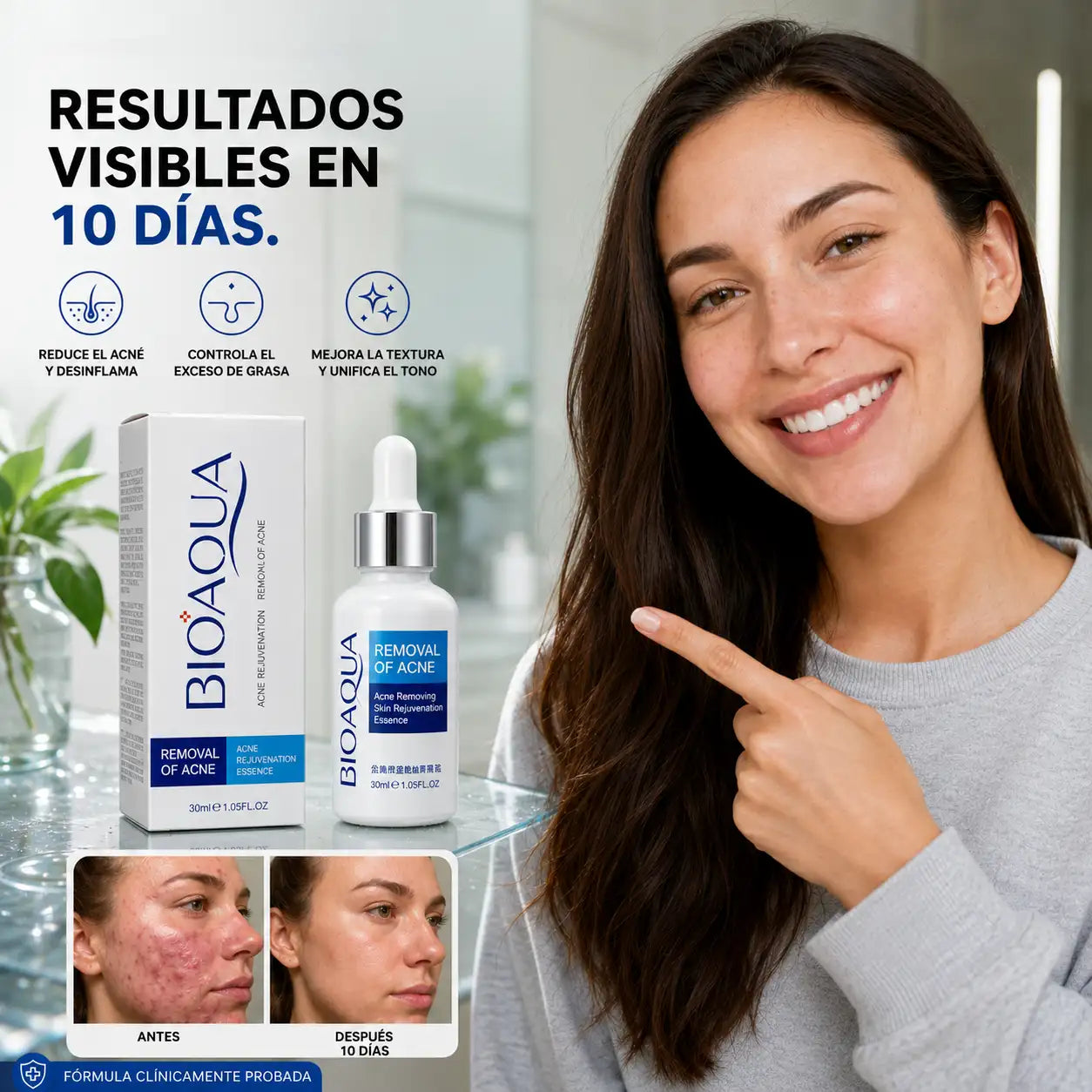BIOAQUA® Serum Removedor de Acne