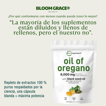 Aceite de orégano Microingredients