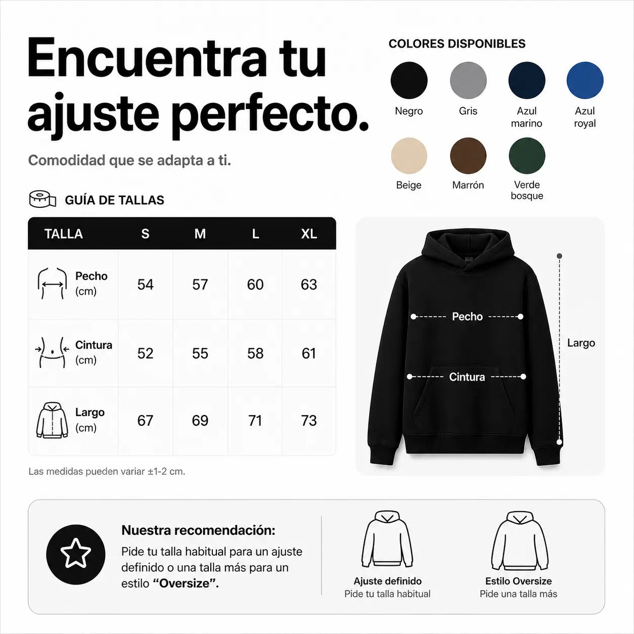 Sudadera Extra Suave Oversize Unisex