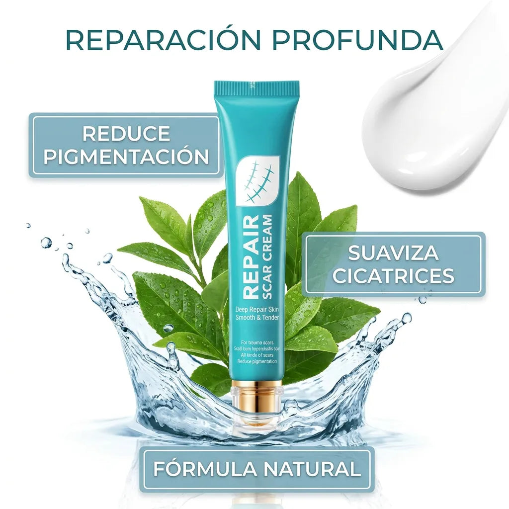Deja de tapar, empieza a sanar. Dile adiós a las marcas con SADOER Repair Cream