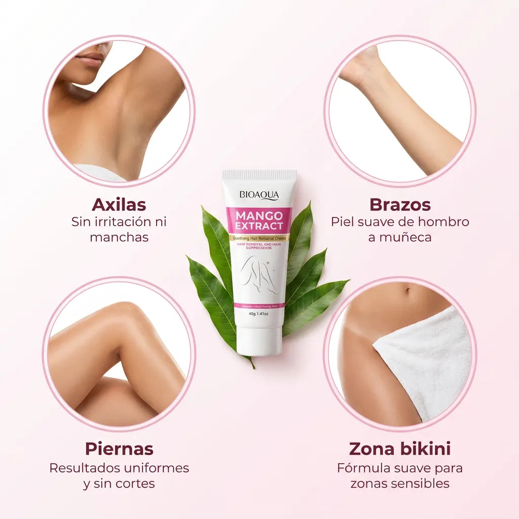 OFERTA 2X1 CREMA BIOAQUA | Sin cuchilla, sin cera, sin dolor