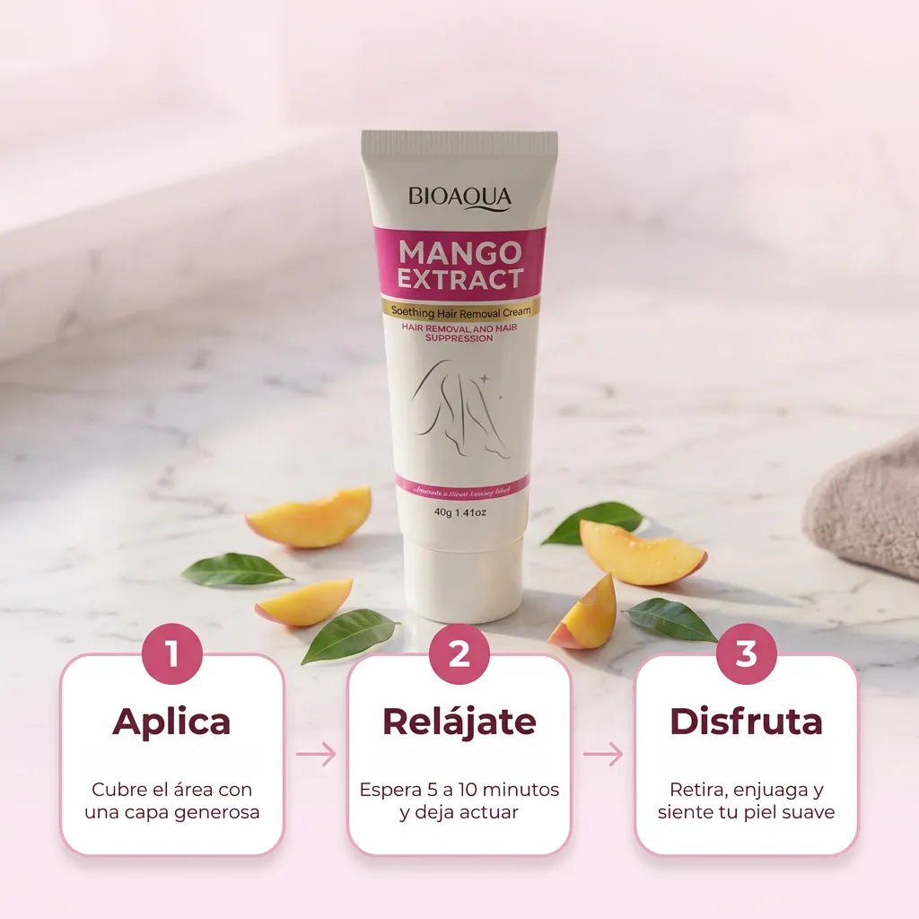 OFERTA 2X1 CREMA BIOAQUA | Sin cuchilla, sin cera, sin dolor